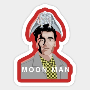 Moon Man Sticker